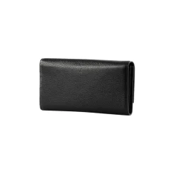 Metallic Soft Wallet with Flap