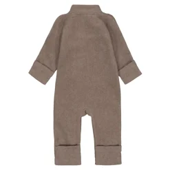 Mikk-Line - Cotton Fleece Baby Suit, 12002 - Melange Denver