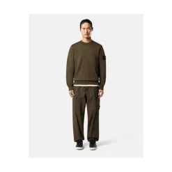 Militærgrøn Crewneck Sweatshirt