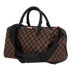 Mini Fransk Maskine Duffle Taske Brun/Sort