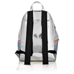 Mirror Leather Backpack Bombing Graffiti