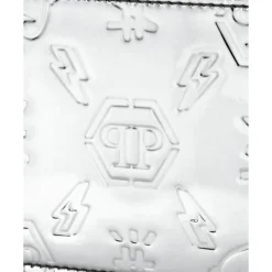 Mirrored Leather Card Holder