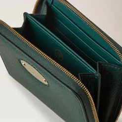 Moderne Læderpung med Lynlås