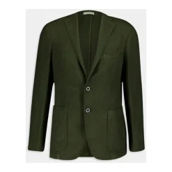 Moderne oliven grønt hørdragt