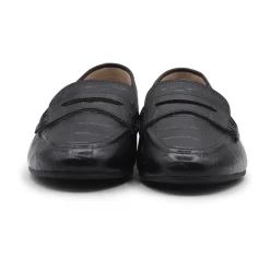 Mokkasin krokodil tryk - 40.5, BLK