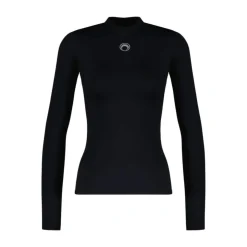 Moon Logo Strass Jersey Highneck Top