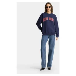 Mørkeblå Crewneck Sweatshirt