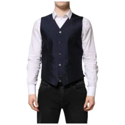 Mørkeblå Logo Uld Formel Vest