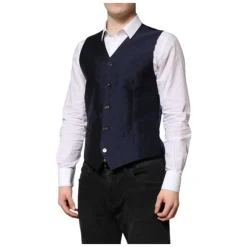 Mørkeblå Logo Uld Formel Vest