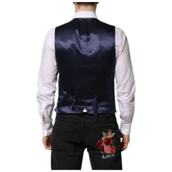 Mørkeblå Logo Uld Formel Vest