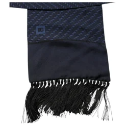 Mørkeblåt Halstørklæde med Frynser