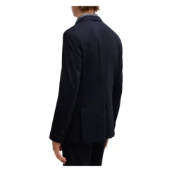 Mørkeblåt Hjem Vestit Sæt