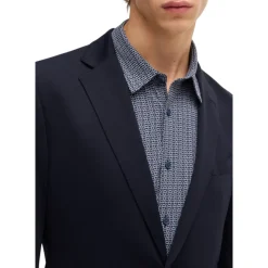 Mørkeblåt Hjem Vestit Sæt