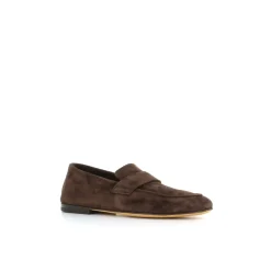 Mørkebrune Suede Loafers