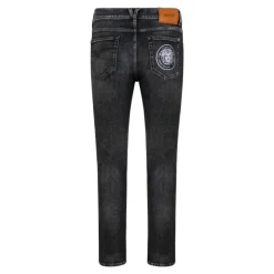 Mørkegrå La Medusa Broderi Jeans
