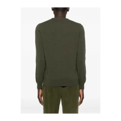 Mørkegrøn Cashmere Crew Neck Sweater