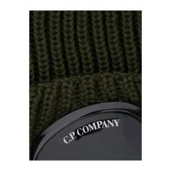 Mørkegrøn Ribstrikket Goggle Hue