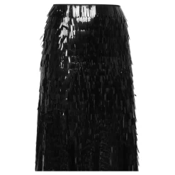 165MSK Sequin Midi Skirt