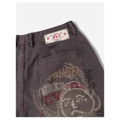 Multi Logos Print Balloon Fit Vaskede Vævede Bukser