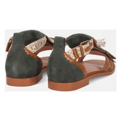 Multifarvede Sandaler