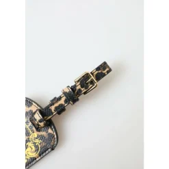 Multifarvet Leopard Læder Kuffertmærke