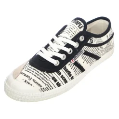 Multifarvet Lærred Lavprofil Snøresko