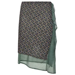 Multifarvet Mini Tie Mesh Nederdel