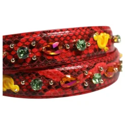 Multifarvet Smykket Håndtaske Skulderrem