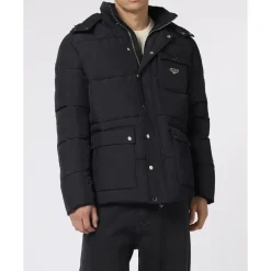 Nylon Puffer Jacket Gothic Plein