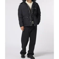 Nylon Puffer Jacket Gothic Plein