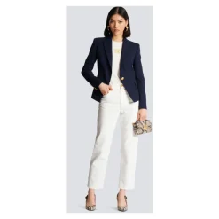 One-button Wool Blazer