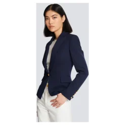 One-button Wool Blazer