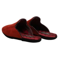 Orange Ruskind Slides Flade Sko