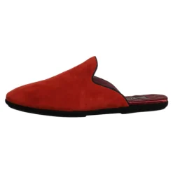 Orange Ruskind Slides Flade Sko