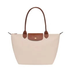 Original Skuldertaske med trykknap og lynlås