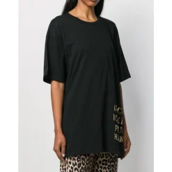 Oversized T-shirt med pailletdetaljer