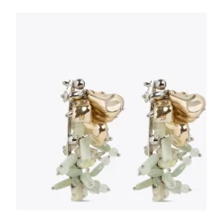 Pastel Broderede Øreringe