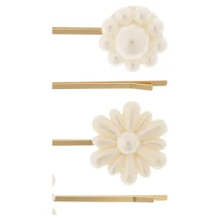 Pearl Flower Hairclips