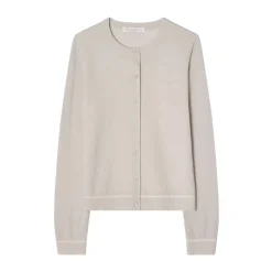 Penelope Jacquard Merino Uld Cardigan