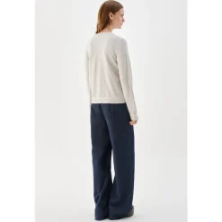 Penelope Jacquard Merino Uld Cardigan