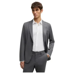 Performance-stretch struktureret stofskjorte