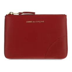 Rød Læder Linje Pung