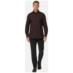 Regular Fit Fløjlsskjorte