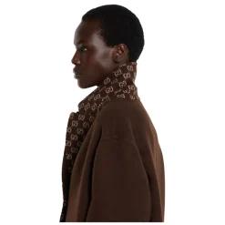 Reversible Silk Wool Coat