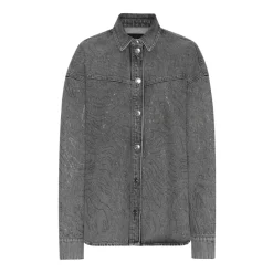 Rhinestone Denim Skjorte