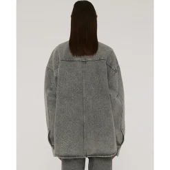 Rhinestone Denim Skjorte