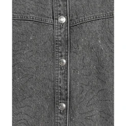 Rhinestone Denim Skjorte