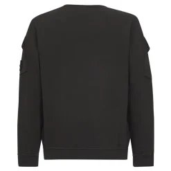 Ribbed Crewneck Sweaters med Lommer