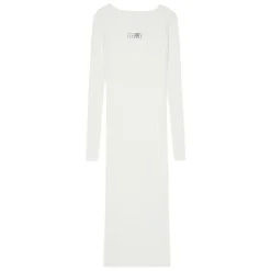 Ribbed Long-Sleeve Dress