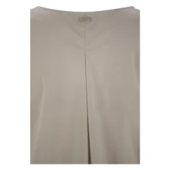 Ærmeløs Top med Plisseret Ryg